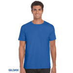 Κοντομάνικη βαμβακερή μπλούζα Gildan Softstyle 64000 με εκτύπωση